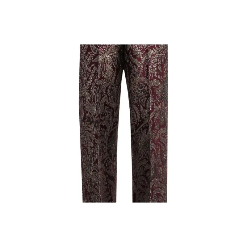 'S MAX MARA Casual Pants Women's Burgundy-2