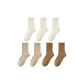 7-Pack[Ecru 3+Khaki 2+Camel 2]