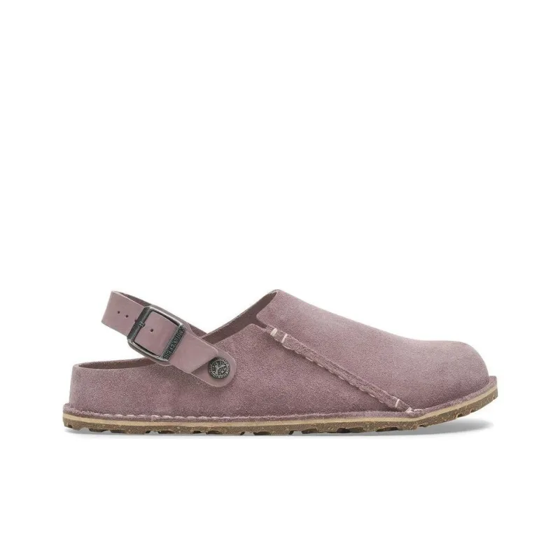 Birkenstock Lutry Premium Suede Low Top Casual Shoes Unisex Purple Regular-1