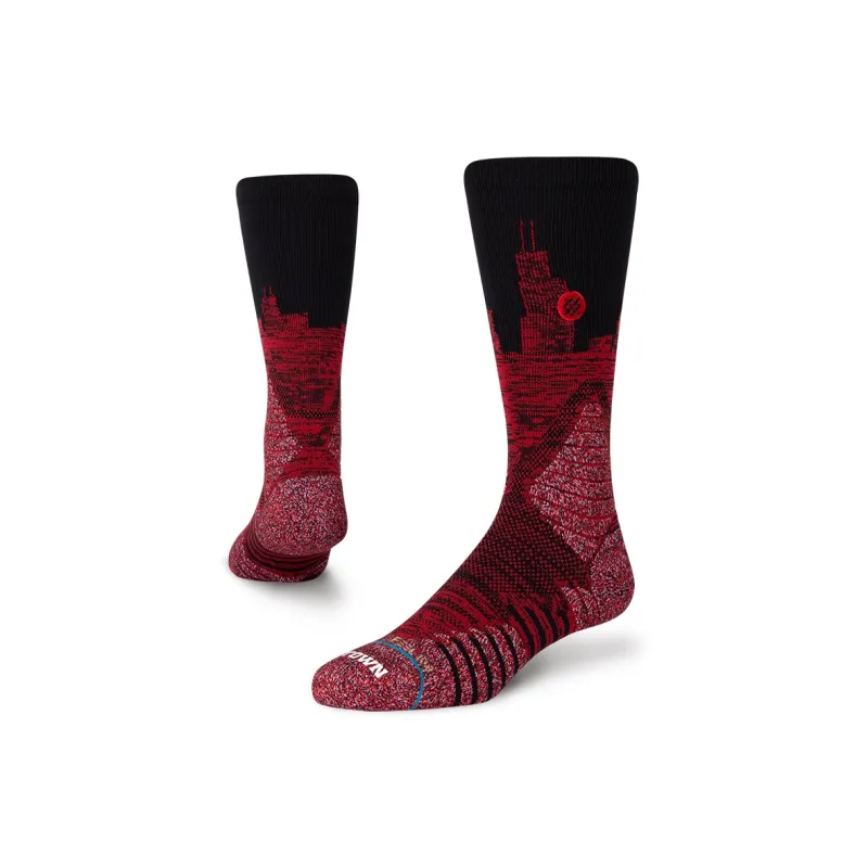 Stance Mid Calf Socks Men's 1 Pack Red-0