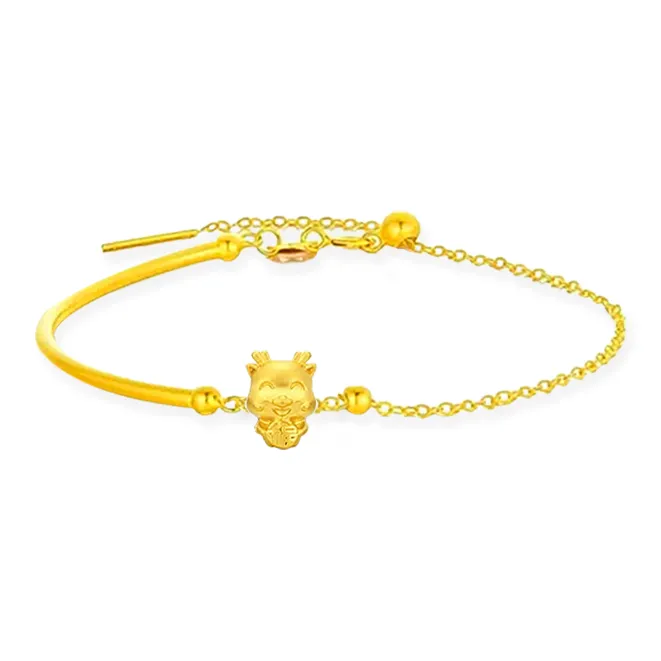 Chongqing gold store Gold Bracelet Unisex-9