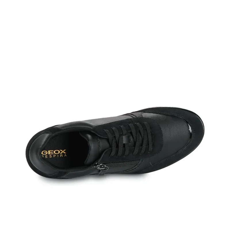 GEOX Slip Resistant Low Top Casual Shoes Women's Black-5