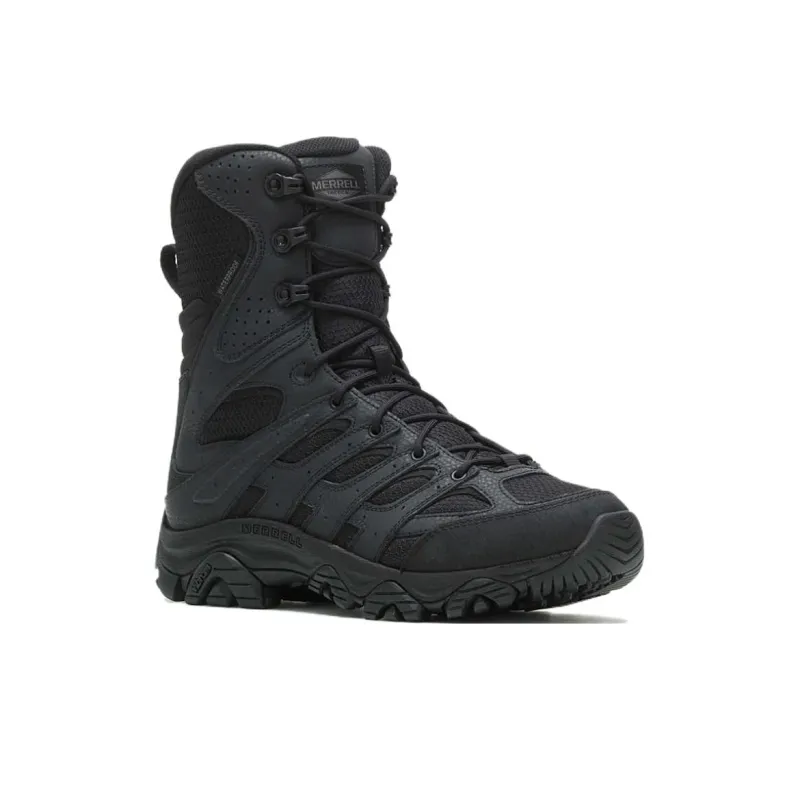 MERRELL MOAB 3 Waterproof And Wear resistant Crew Outdoor Boots Unisex Black-2