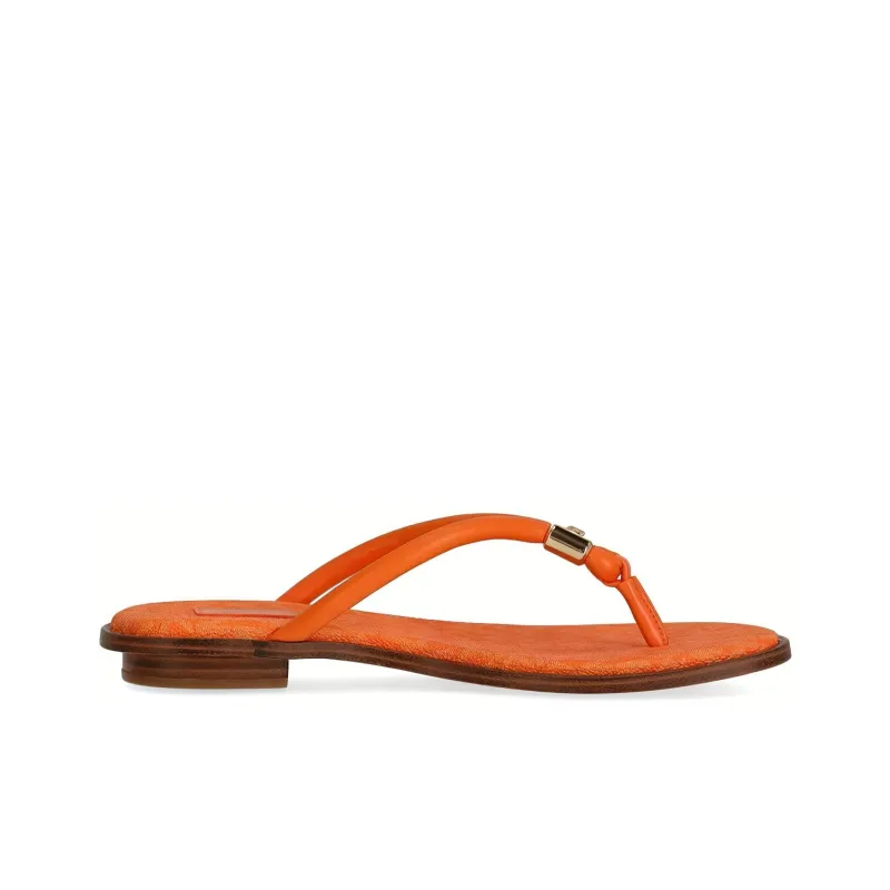 MICHAEL KORS Annie Flip Flops Women's Orange-1