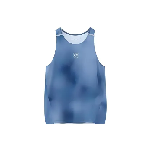 On X LOEWE Tank Tops Men Blue