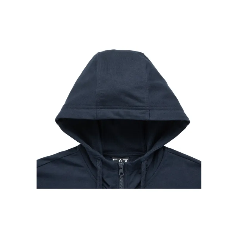 EMPORIO ARMANI Zip up Cotton Hoodie-5
