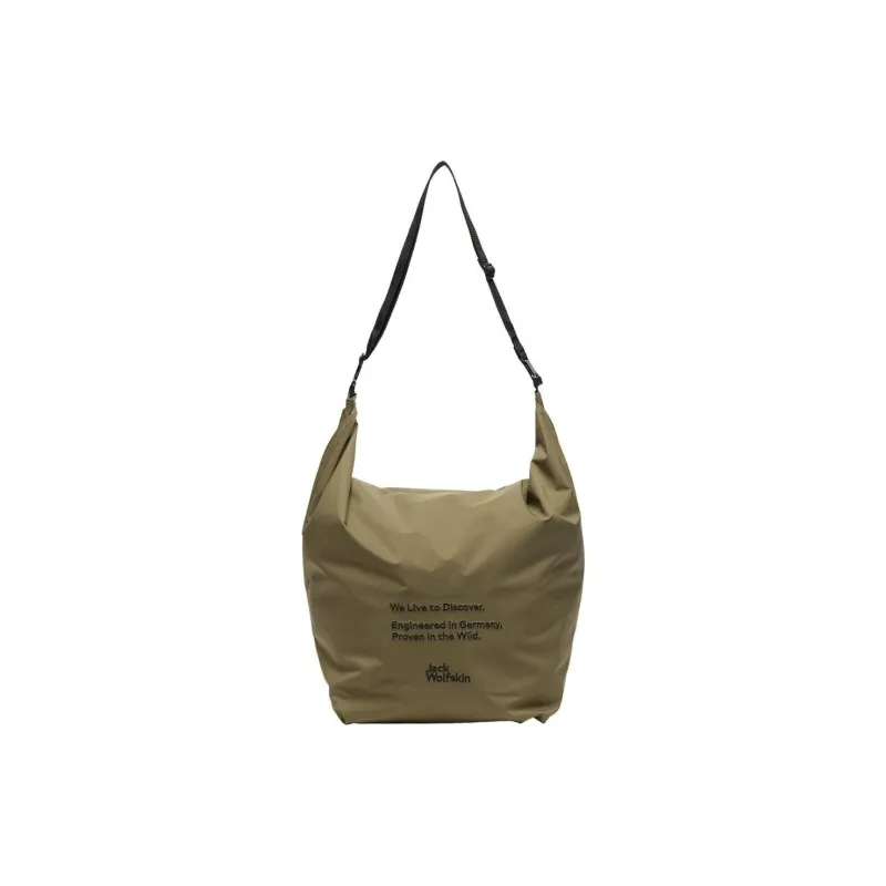 Jack Wolfskin Nylon Shoulder Bag Large Size Unisex Olive-0
