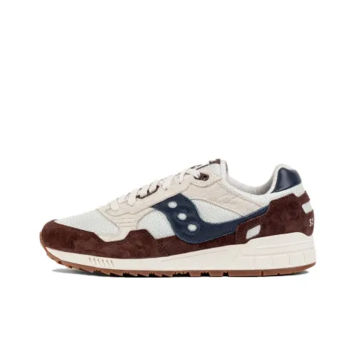 Saucony Shadow 5000 Running Shoes Men Low-Top White/Brown