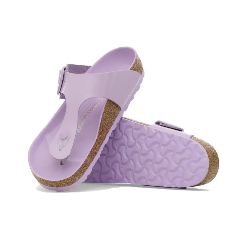 Birkenstock Gizeh Series EVA Slip-Resistant Flip Flops Women's Purple Regular-5