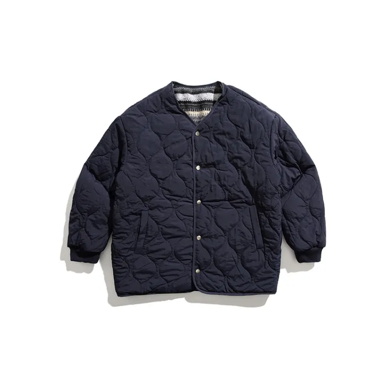 Korean Style Puffer Jacket Unisex Gray-1