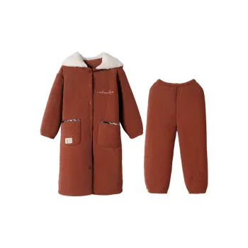 CAIHENGTONG Pajama Set Women's Orange Red