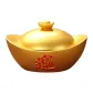 Golden Ingot Ashtray-Trumpets