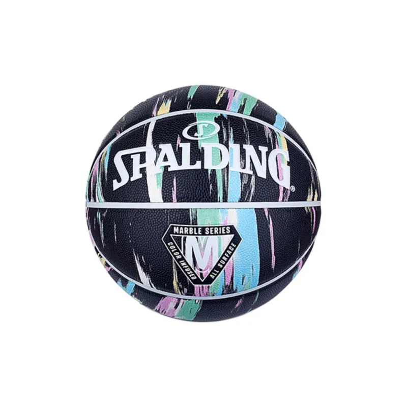 SPALDING Marble Collection PU Basketball Multicolor Size 7 Training Unisex-0