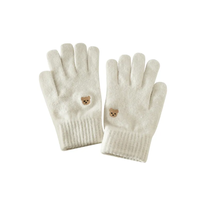ZKY Polyester Knit Gloves Women's-1