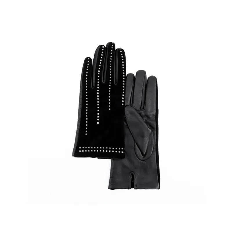 MARJAKURKI Sheepskin Touchscreen Glove Snowy Greeting Card Unisex-3