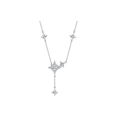 DESIGN CIRCLES S925 Silver Necklaces Women's