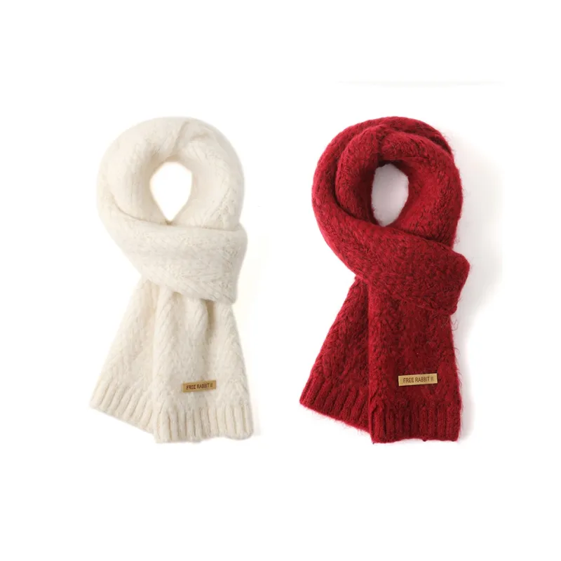 FREE RABBITⅡ Knit Scarves Unisex-12