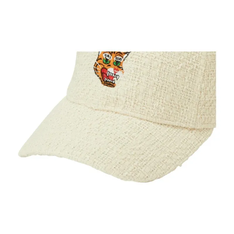 Onitsuka Tiger Polyester Baseball Caps Unisex Ecru-2
