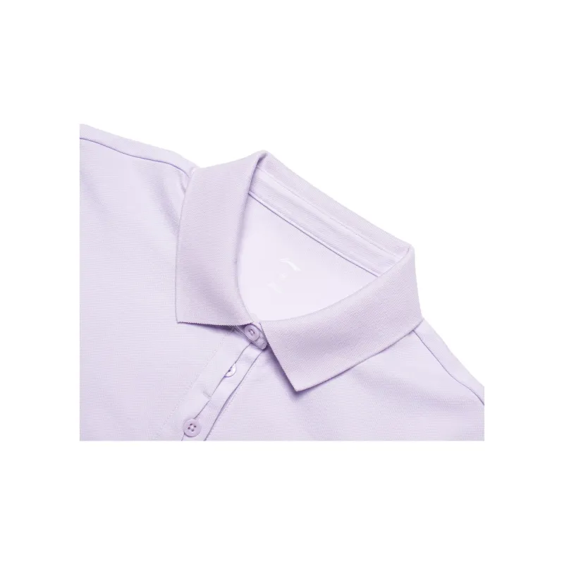 LiNing Fitness Series Polo Shirt Women's Light Illusion Purple-2