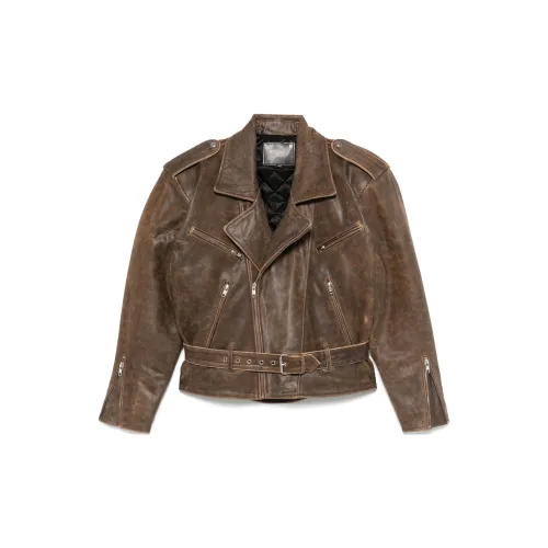 R13 Leather Jackets Women's Chocolate