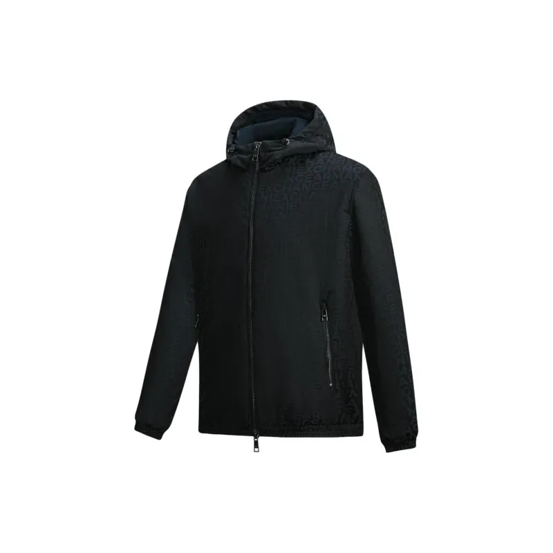 EMPORIO ARMANI FW24 Puffer Jacket Men's Navy Blue-2