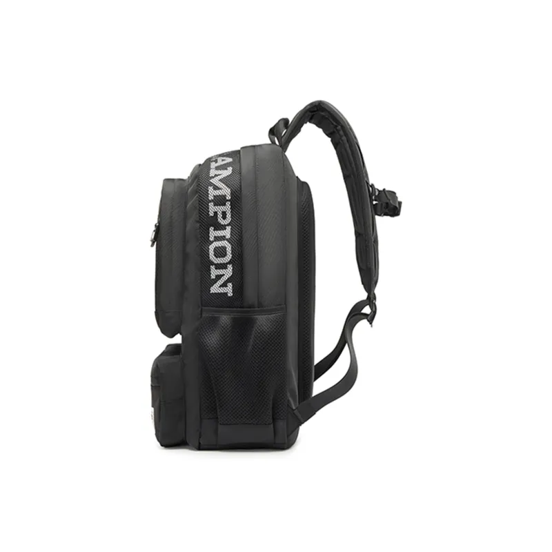 Champion Nylon Backpack Regular Unisex Black/Caramel Beige-2
