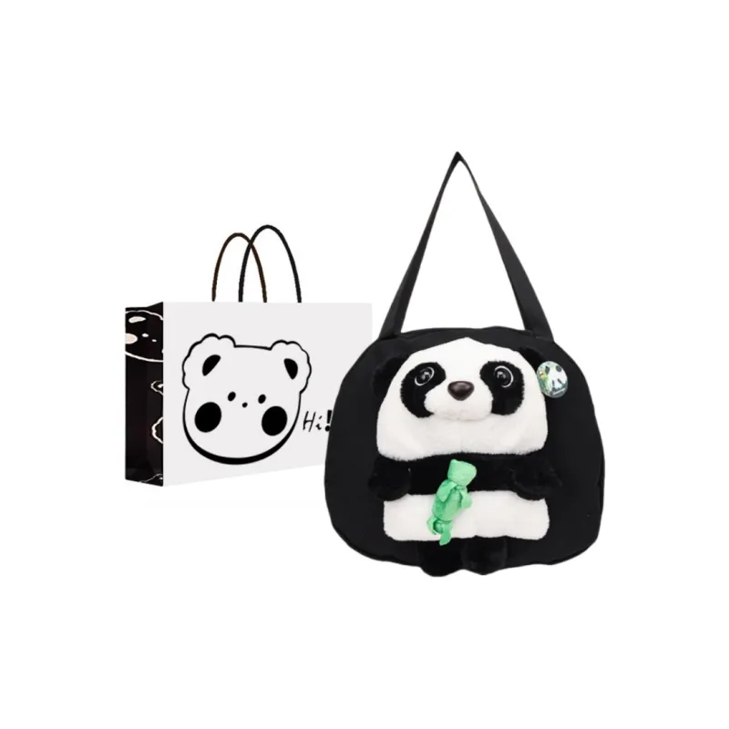 NX DOUGHNUT Oxford Body Shoulder Bag Women's White Black-4