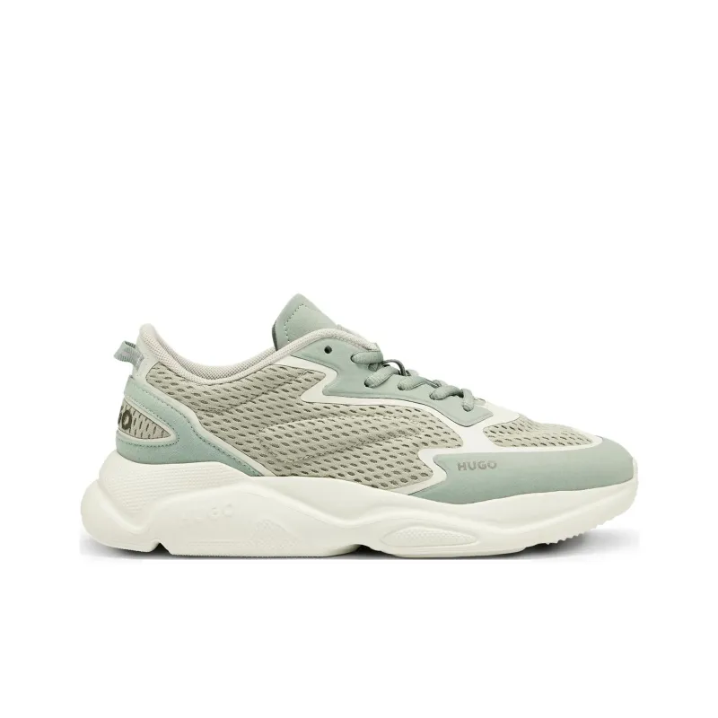 HUGO BOSS Breathable Low Top Casual Shoes Men's Turquoises-1