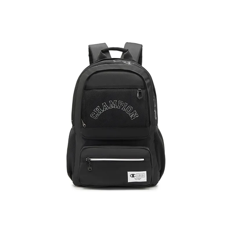Champion Nylon Backpack Regular Unisex Black/Caramel Beige-0