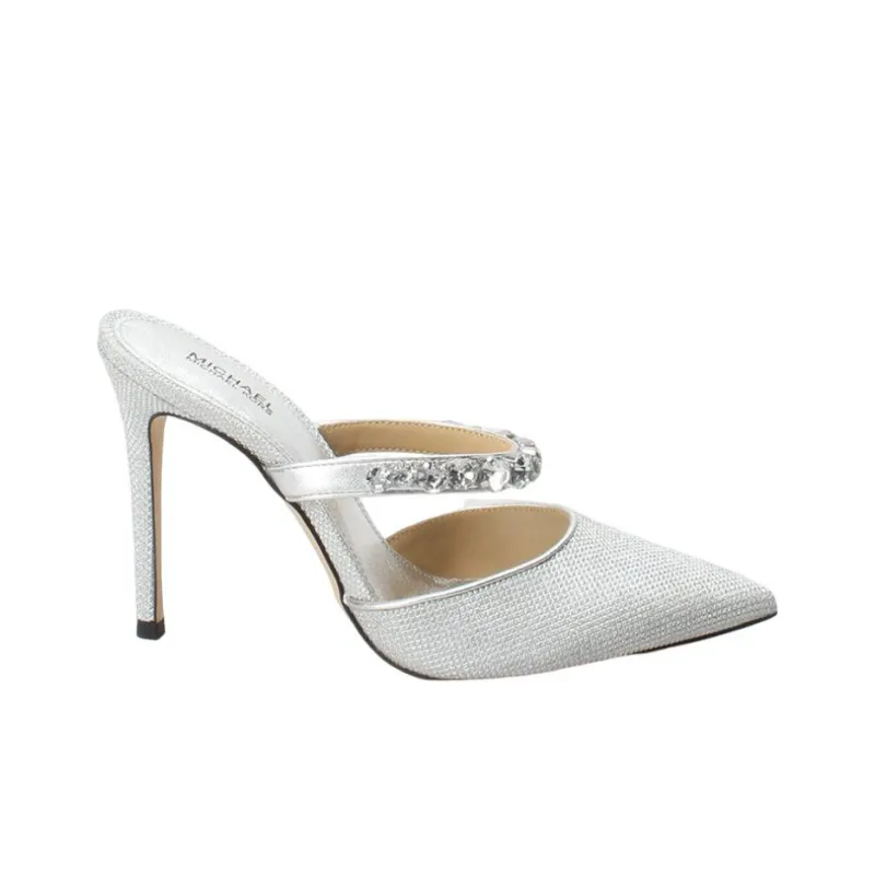 MICHAEL KORS Closed Toe Slippers Women's Silver-1