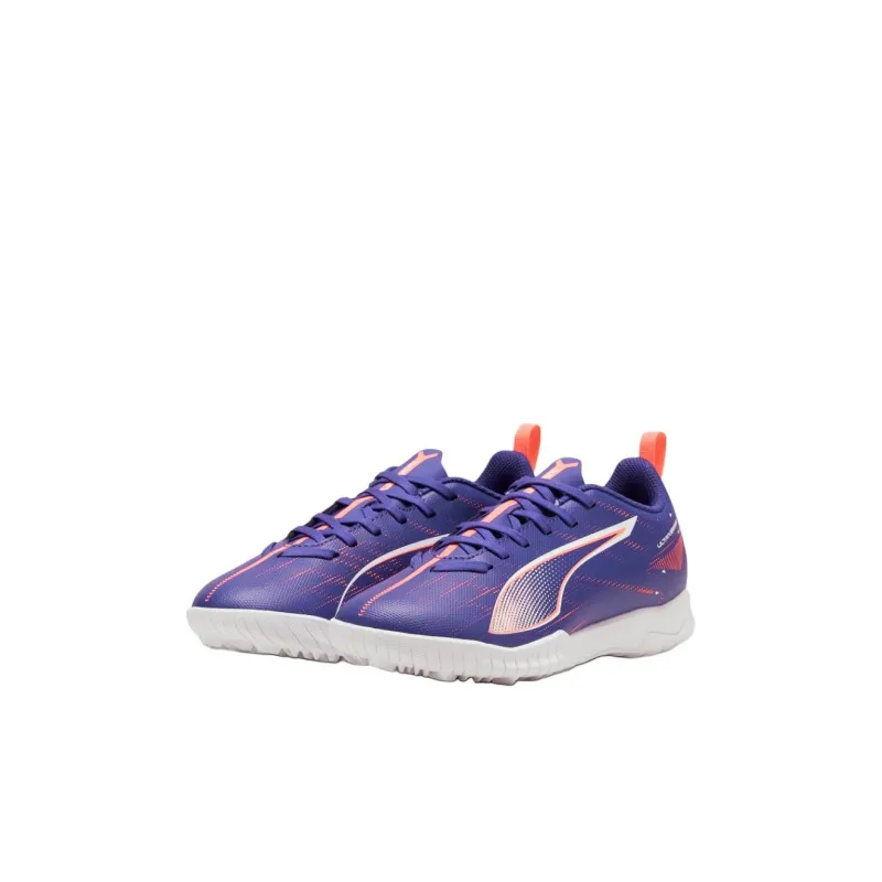 PUMA Slip-Resistant Anti-Kick Low-Top Kids' Soccer Shoes Blue Purple Kids'-2