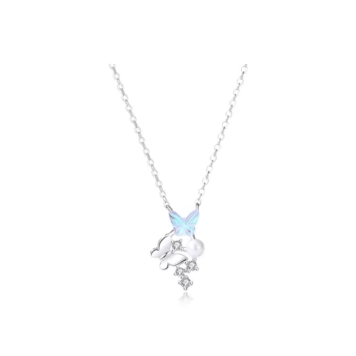 V.WI S925 Silver Necklaces Women's