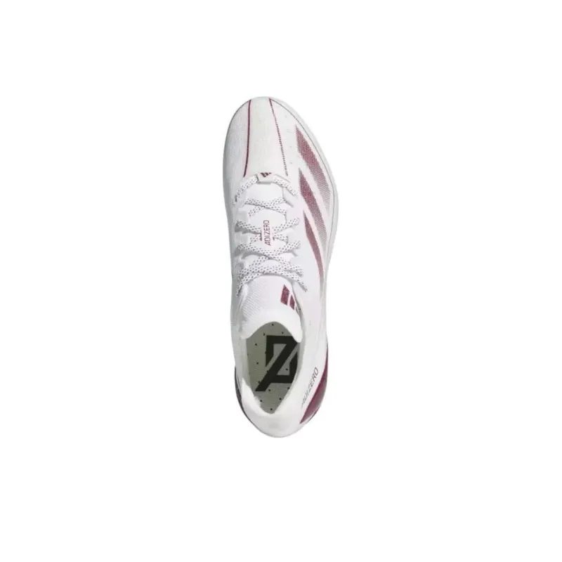 Adidas Adizero Electric Anti Slip Wear Resistant Soccer Shoes Men's White Red-4