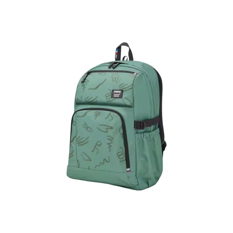 AMERICAN TOURISTER Fabric Backpack Unisex Lake Green-1