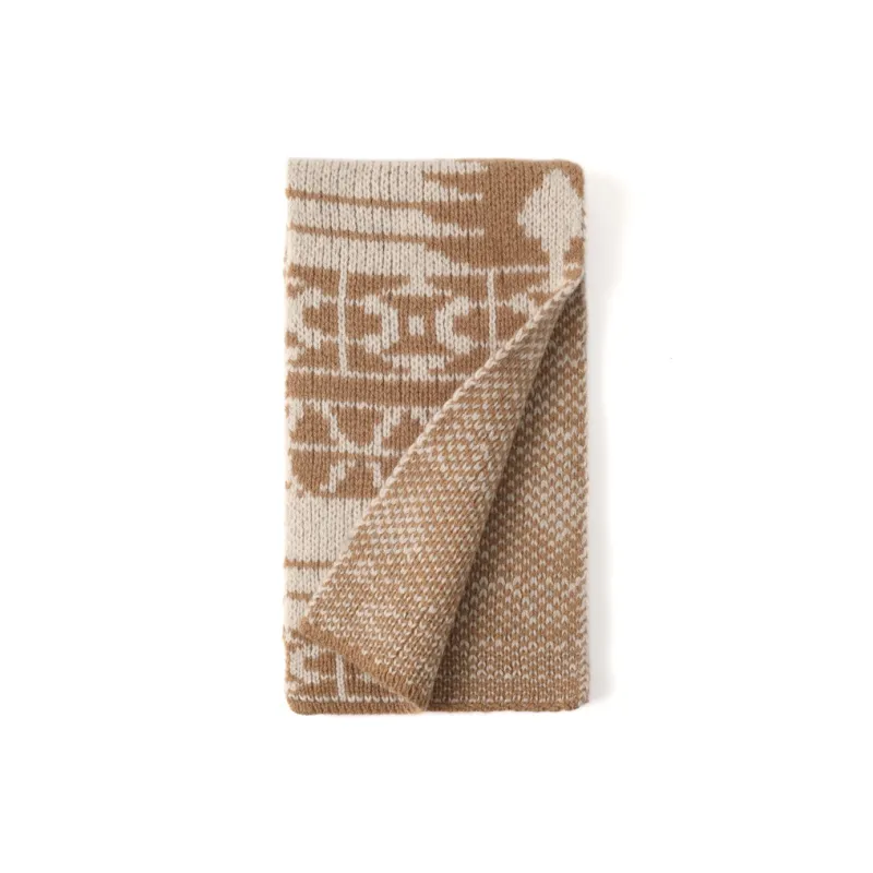 FREE RABBITⅡ Wool Knit Scarves Unisex-1