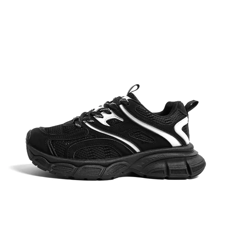 HUANQIU Cushioning Anti-Slip And Wear-Resistant Low-Top Chunky Sneakers Women's-12