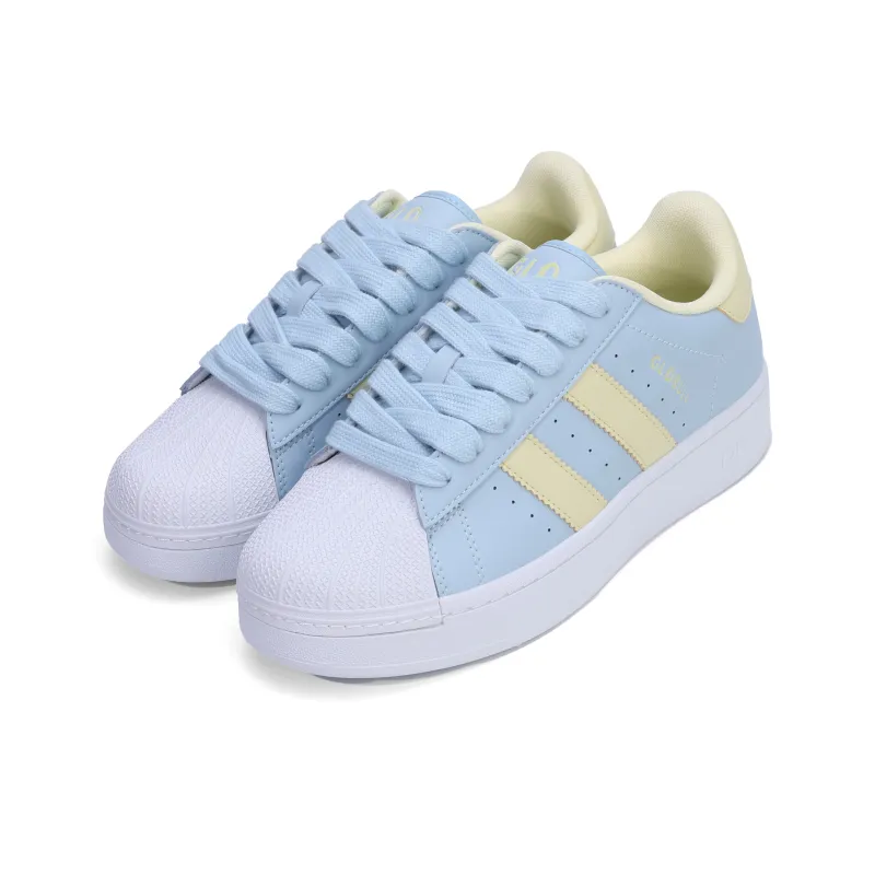 GLO BULL Skateboard Shoes Unisex Low Top Light Yellow Moon-2