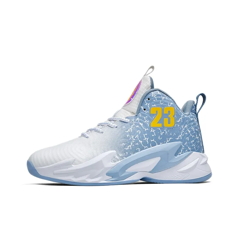Black tailed Deer Shock Absorbers With Slip Resistant And Abrasion Resistant Properties Mid Top Basketball Shoes Unisex-7