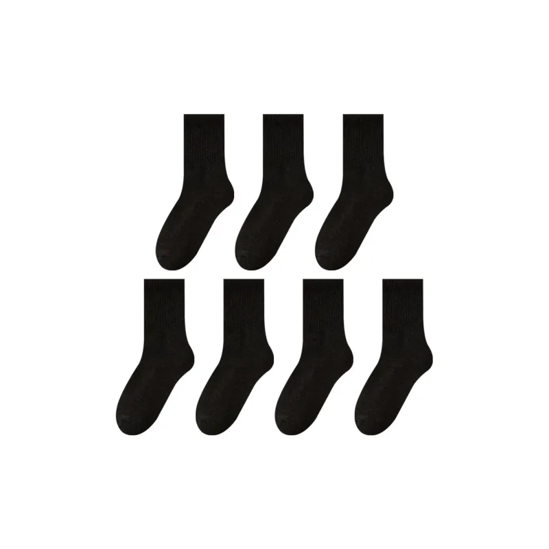 MIIOW Mid Calf Socks Unisex 7 Pack-16