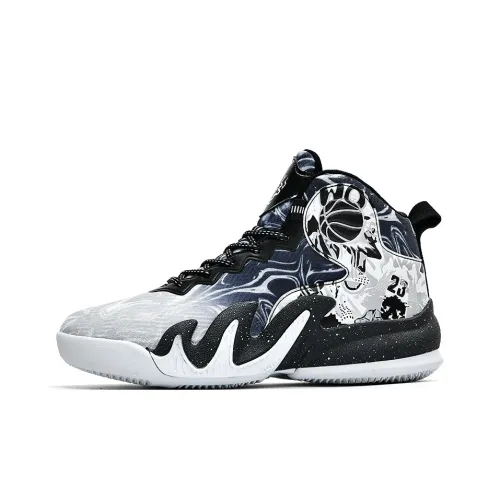 Black tailed Deer Cushioning, Slip Resistant, And Abrasion Resistant Mid Top Basketball Shoes Unisex