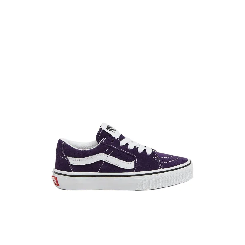 Vans Anti-Slip Wear-Resistant Low-Top Kids' Skateboarding Shoes Purple Children Aged 3-7 Years Old-1