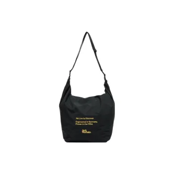 Jack Wolfskin Nylon Shoulder Bag Tubas Unisex Black