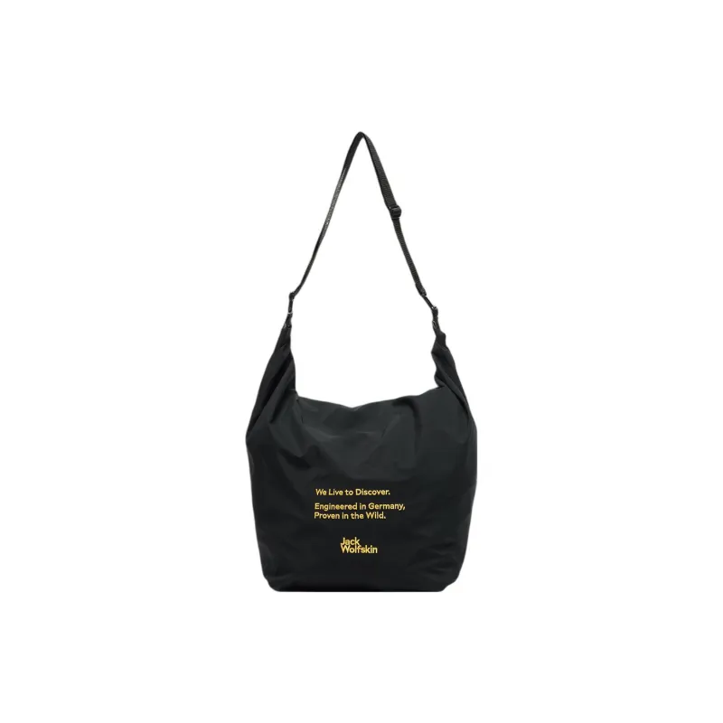 Jack Wolfskin Nylon Shoulder Bag Tubas Unisex Black-0