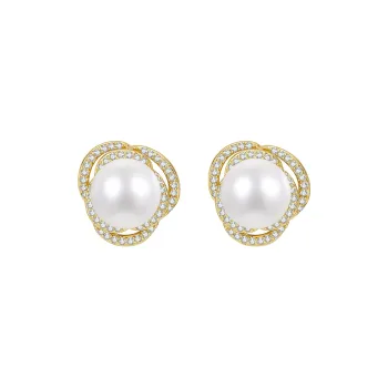 JAY 925 Silver Needles Stud Earrings Women's