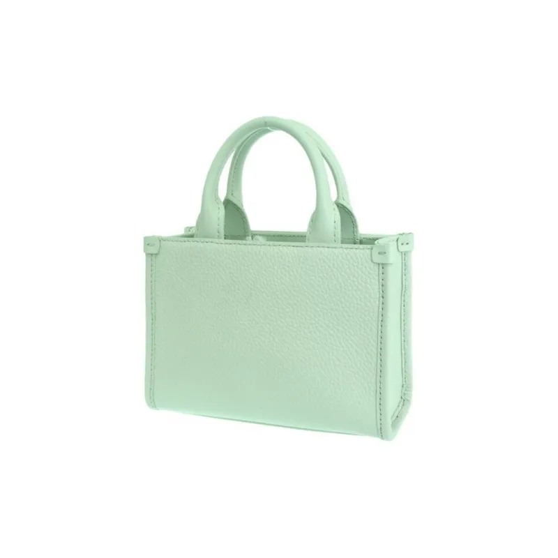 Furla Leather Tote Bag, Shopping Bag, Shoulder Bag, Crossbody Bag, Handbag Women's Green-3