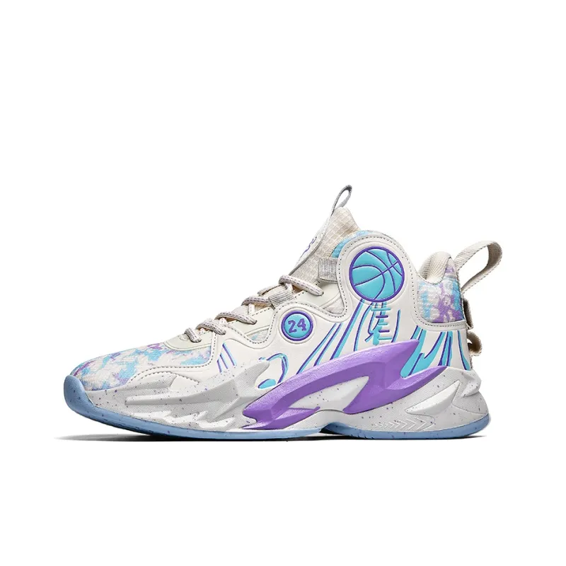 Black tailed Deer Slip Resistant, Abrasion Resistant, Breathable Mid Top Basketball Shoes Unisex-6