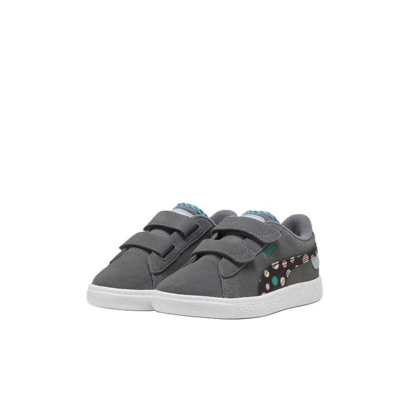 PUMA Anti-Slip Wear-Resistant Low-Top Kids Lifestyle Shoes Gray Children Aged 3-7 Years Old-2