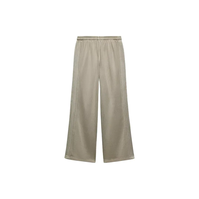 ZARA Casual Pants Women's Light Green-1