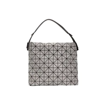 ISSEY MIYAKE Baguette Polyvinyl Chloride Resin Baguette Bag Handbag, Shoulder Bag Mini Women's Gray