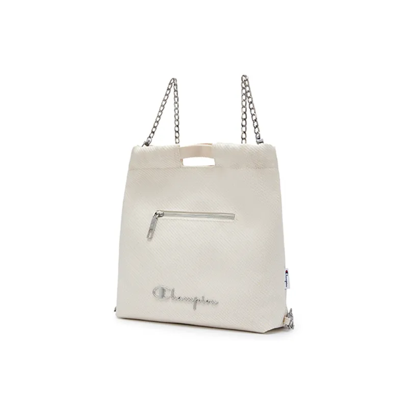 Champion Denim Backpack Medium Size Unisex Peak Blue/Silver White/Champion Black/Linen-14